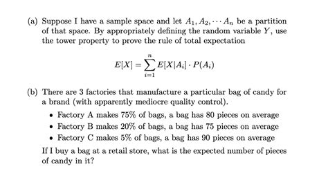iterated expectation|tower rule of expectation.